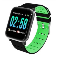 Βιομετρικό Αδιάβροχο Ρολόι Smart Watch,Μέτρ. Βημάτων & Ύπνου-Activity Health & Fitness Tracker - Πράσινο