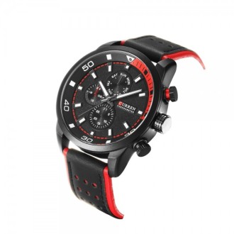 Ρολόι χειρός ανδρικό Curren 8250 Black-Red
