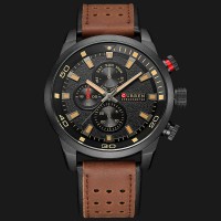 Ρολόι χειρός ανδρικό Curren 8250 Brown-Black