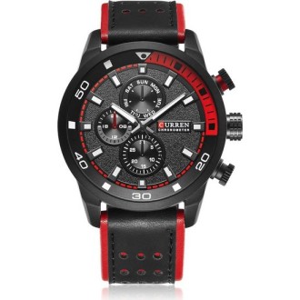 Ρολόι χειρός ανδρικό Curren 8250 Black-Red