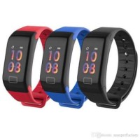 Βιομετρικό Αδιάβροχο Ρολόι Smart Watch Άθλησης με Παλμογράφο, Πιεσόμετρο, Οξύμετρο, Μέτρηση Βημάτων & Ύπνου - Activity Health & Fitness Tracker - Κόκκινο