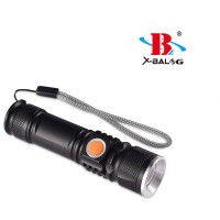 Φακός Αδιάβροχος LED CREE Bailong BL-515-T6 Επαναφορτιζόμενος με USB