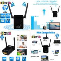 Wireless-N WiFi Repeater 2.4Ghz WLAN 802.11N Q-A46