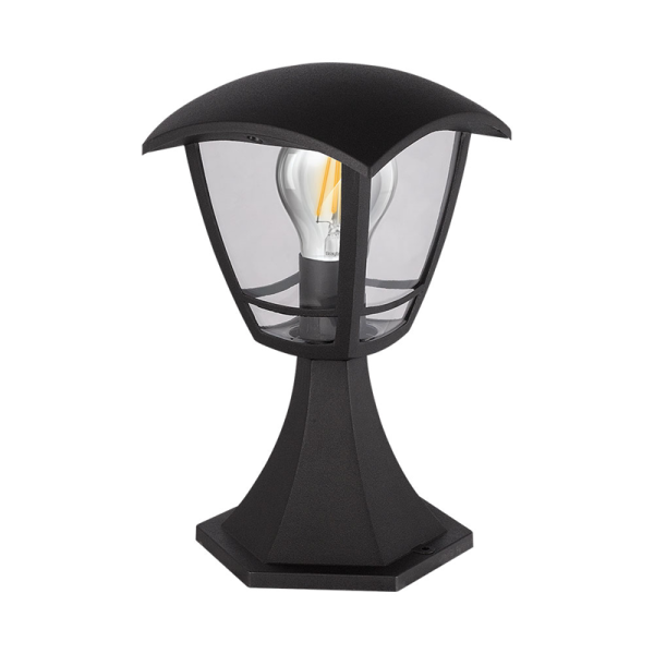 Επιδαπέδιο Φωτιστικό Matt Μάυρο 1xE27 Braytron