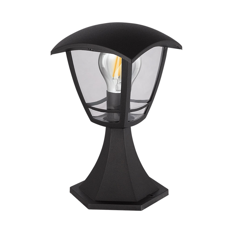 Επιδαπέδιο Φωτιστικό Matt Μάυρο 1xE27 Braytron