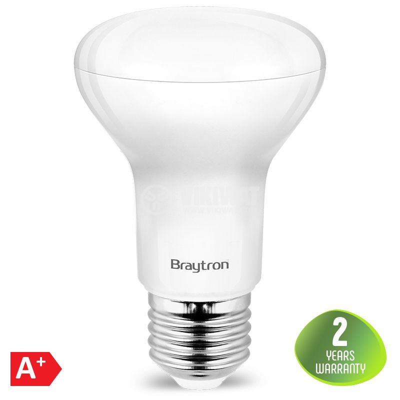 Λαμπτήρας LED R63 9W E27 6500K BRAYTRON