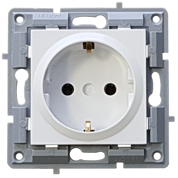 Πρίζα Σούκο Άσπρη