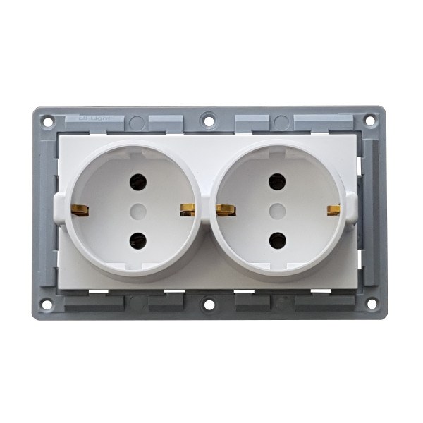 Πρίζα Σούκο διπλή 
