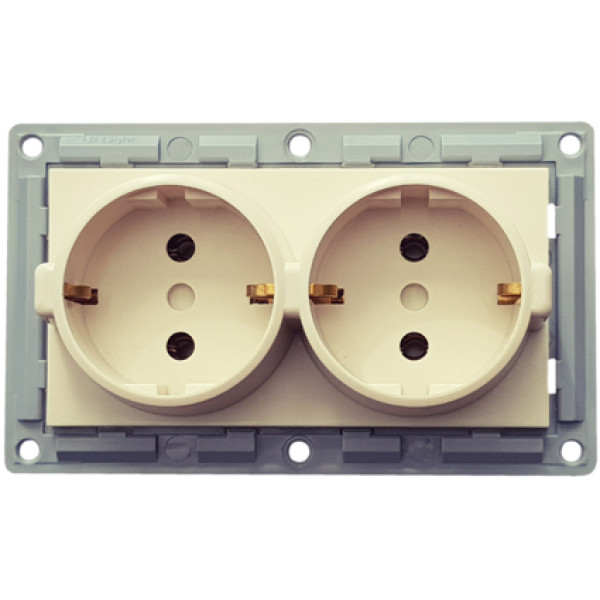 Πρίζα Σούκο διπλή 