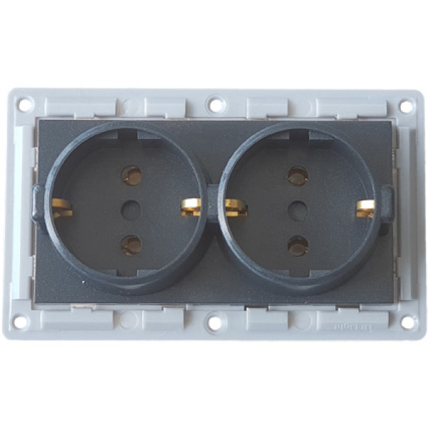 Πρίζα Σούκο διπλή 