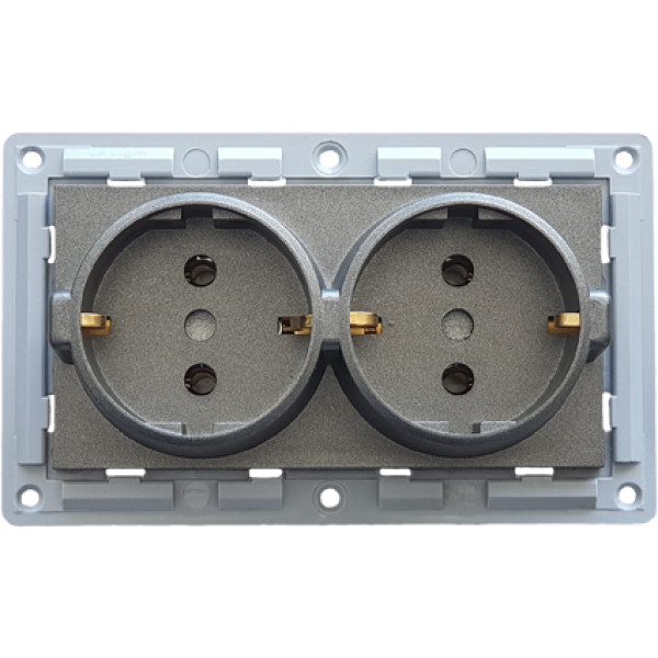 Πρίζα Σούκο διπλή 