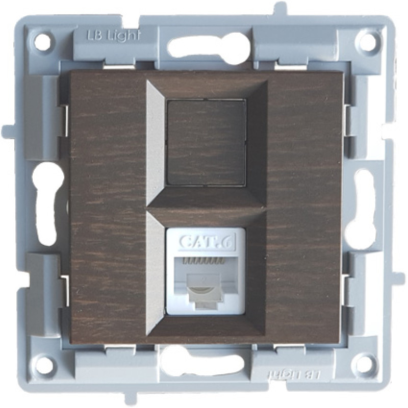 Πρίζα τηλεφώνου Όψη ξύλου