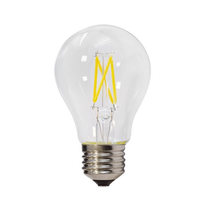 ΛΑΜΠΤΗΡΑΣ LED Α60 FILAMENT 6W E27 DIMMABLE Θερμού Φωτισμού 2700κ