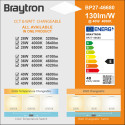 LED Πάνελ 60cm x 60cm 28W-36W-40W 3CCT BRAYTRON NEW