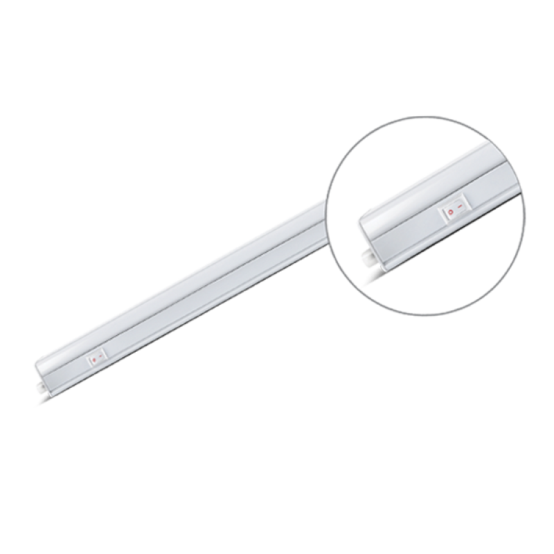 LED Tube T5 11W με διακόπτη 87cm 3000Κ Braytron