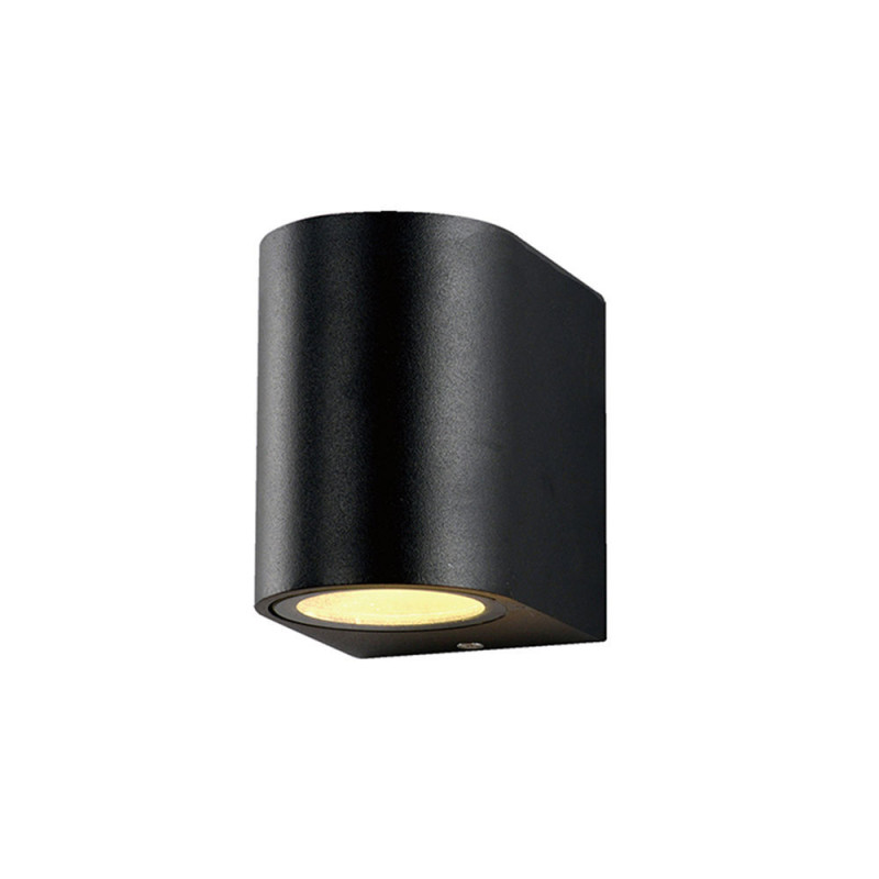 Επιτοίχιο Φωτιστικό Αλουμίνιου Μάυρο GU10 SOCKET GU10