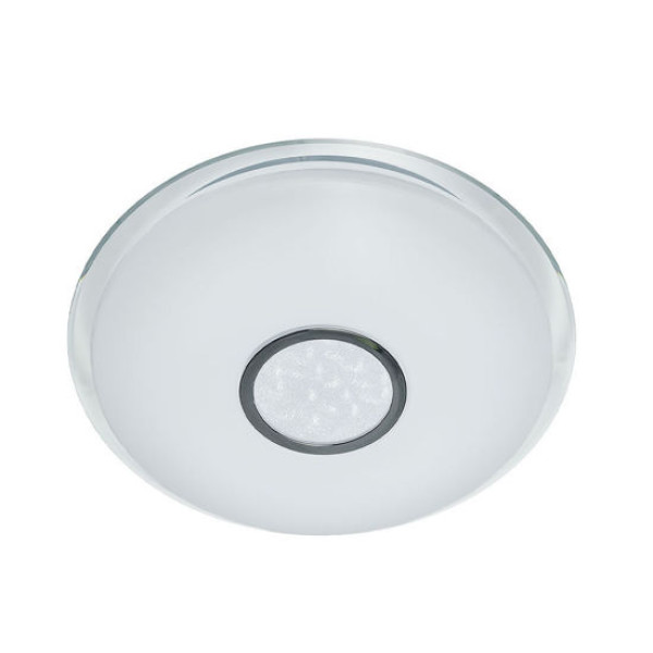 LED Φωτιστικό Οροφής Εναλλαγής Χρωμάτων 3000K-6400K Matt Λευκό + Matte γυαλί 40W Ψυχρό Λευκό