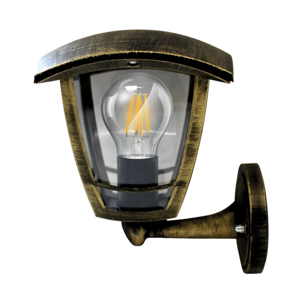 Επιτοίχιο Φωτιστικό Μπρονζέ 1xE27 Braytron