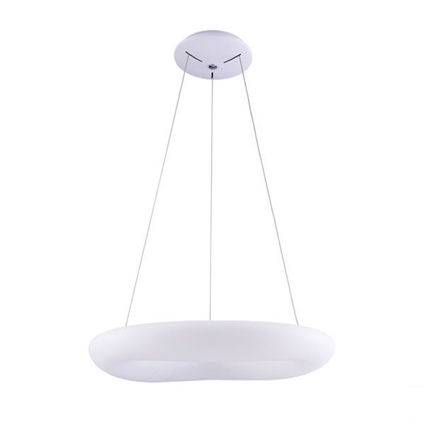 LED Φωτιστικό Οροφής Λευκό Στρογγυλό 38W Θερμό Λευκό