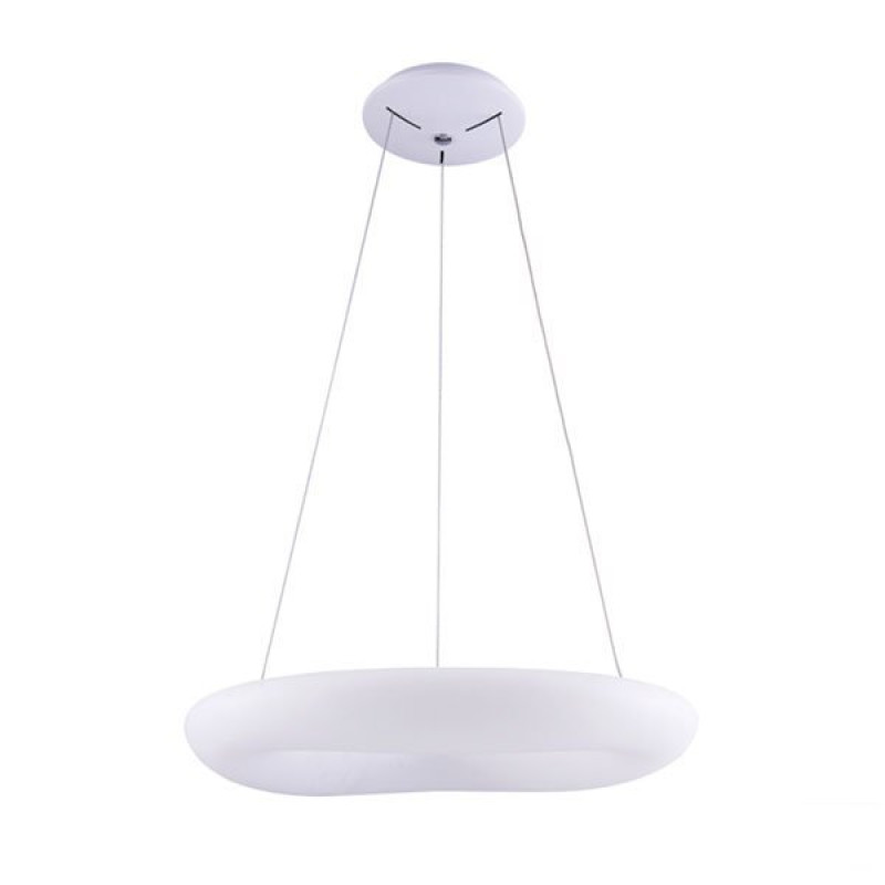 LED Φωτιστικό Οροφής Λευκό Στρογγυλό 50W Θερμό Λευκό