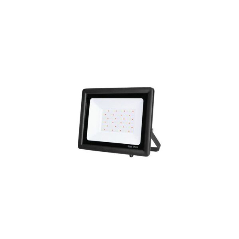 LED Προβολέας 50W RGB Floodlight With Remote Control Black Body