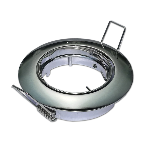 Βάση για Spot Χωνευτή Στρογγυλή μετακινούμενη Φ80 Χρώμιο