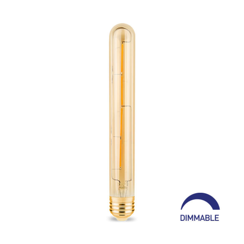 ΛΑΜΠΤΗΡΑΣ LED E27 6W FILAMENT T30 2200K DIMMABLE BRAYTRON