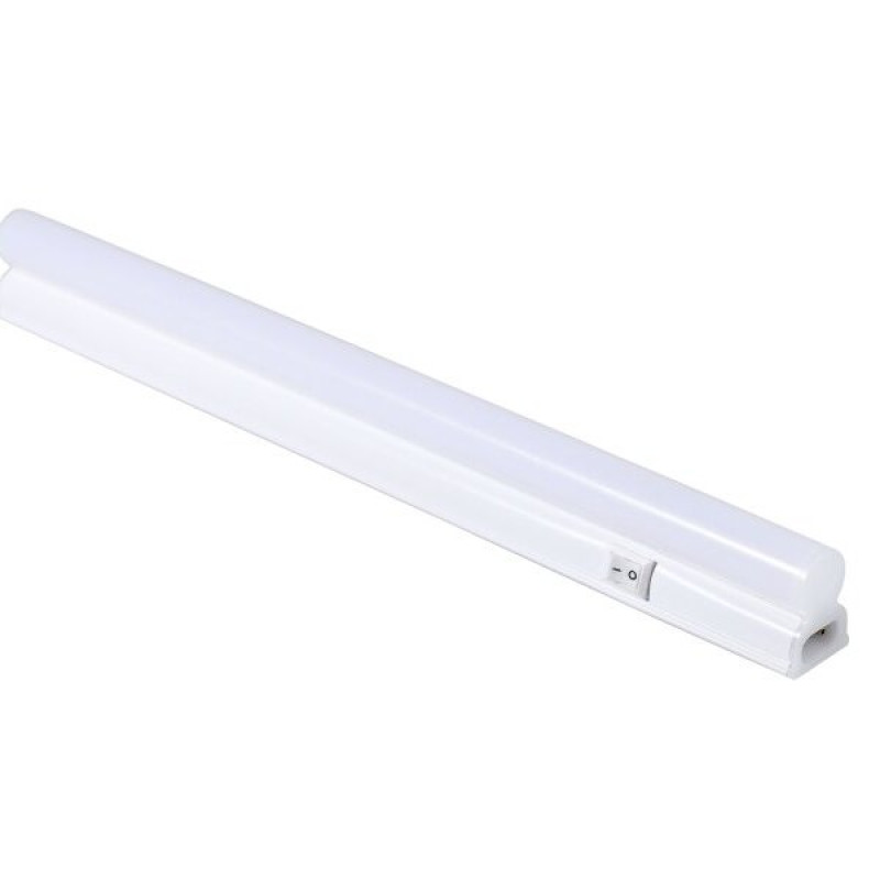 LED Tube T5 8W  με διακόπτη  57cm Ψυχρού φωτισμού 6000Κ plastic