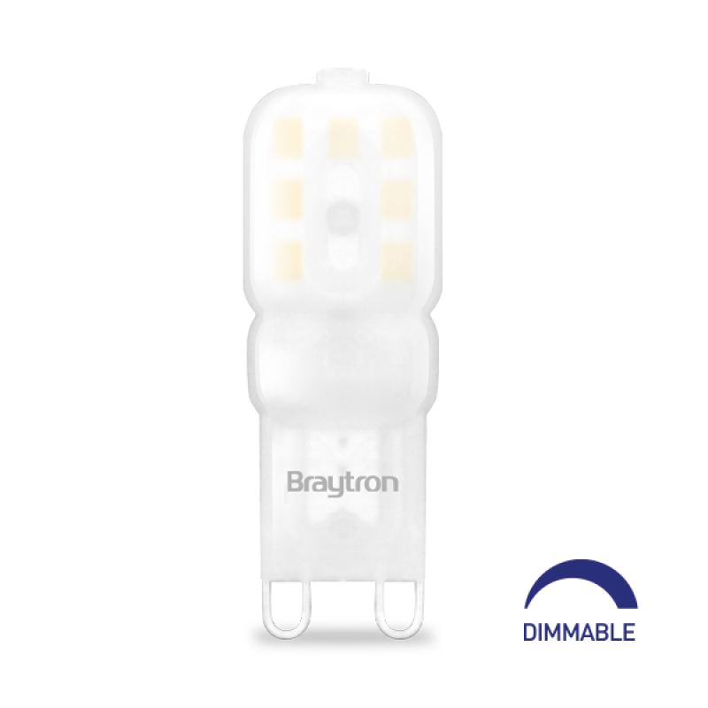 Λάμπα LED G9 3W Dimmable Ψυχρού Φωτισμού  Braytron