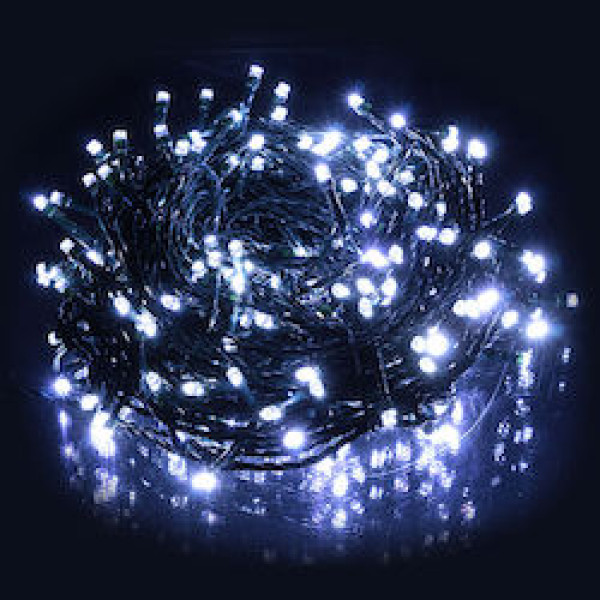 100 Λαμπάκια LED 31V Ψυχρό ,Πράσινο Καλώδιο Ρεύματος, με Πρόγραμμα