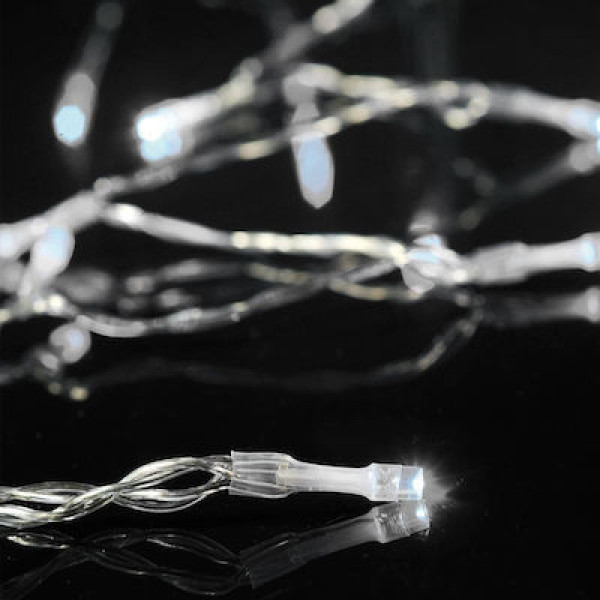 20 Λαμπάκια LED Ψυχρό, Σειρά, Μπαταρίας 