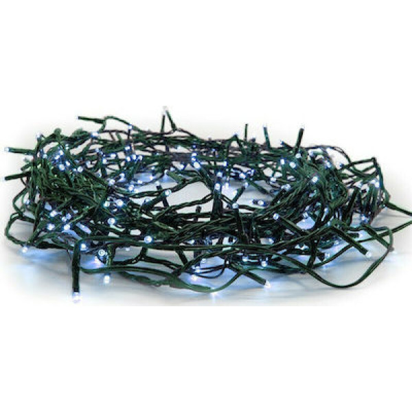 100 Λαμπάκια LED Μπλε ,Πράσινο Καλώδιο Ρεύματος, Με Πρόγραμμα