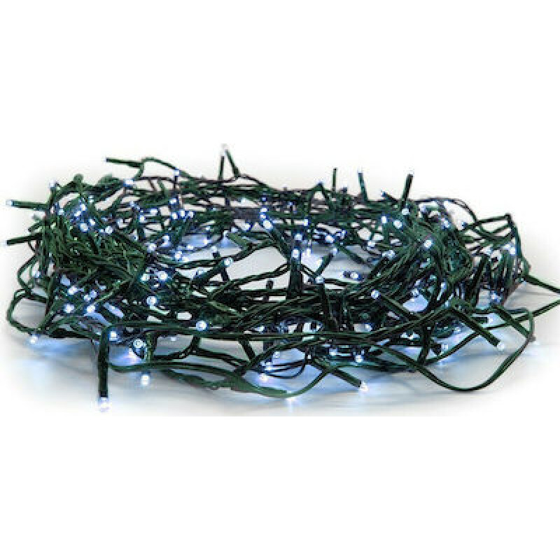 100 Λαμπάκια LED Μπλε ,Πράσινο Καλώδιο Ρεύματος, Με Πρόγραμμα