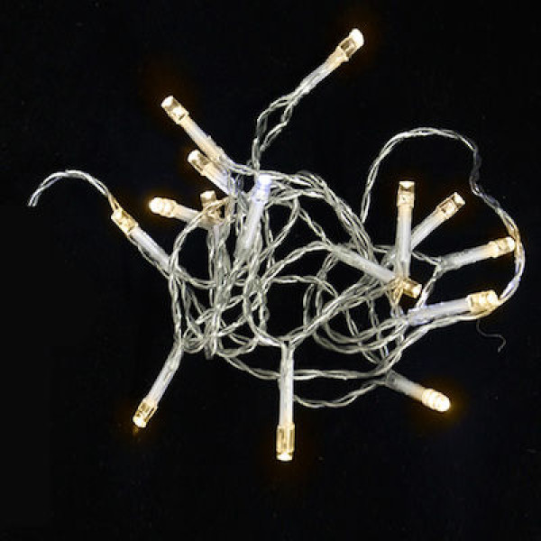 20 Λαμπάκια LED Θερμό, Σειρά, Μπαταρίας 