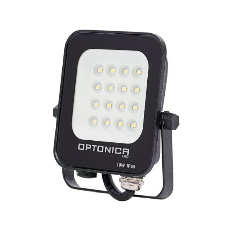 LED Προβολέας  10W Black Body IP65  SMD6000K