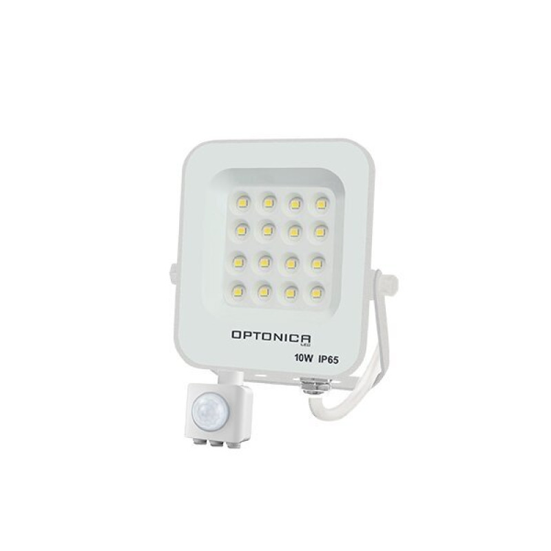 LED  ΠΡΟΒΟΛΕΑΣ 10W – ΜΕ ΑΙΣΘΗΤΗΡΑ (WHITE BODY)