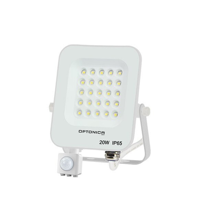 LED 20W ΠΡΟΒΟΛΕΑΣ SMD – ΜΕ ΑΙΣΘΗΤΗΡΑ (WHITE BODY)