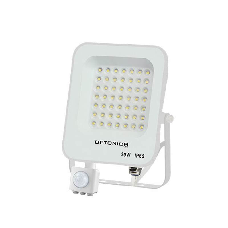 LED 30W ΠΡΟΒΟΛΕΑΣ SMD – ΜΕ ΑΙΣΘΗΤΗΡΑ (WHITE BODY)