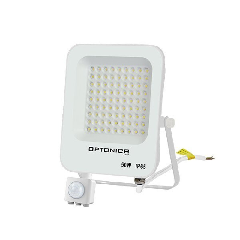 LED 50W ΠΡΟΒΟΛΕΑΣ SMD – ΜΕ ΑΙΣΘΗΤΗΡΑ (WHITE BODY)