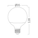 ΛΑΜΠΤΗΡΑΣ LED E27 G95 14W 2700K BRAYTRON ΛΑΜΠΤΗΡΑΣ LED E27 G95 14W 2700K BRAYTRON