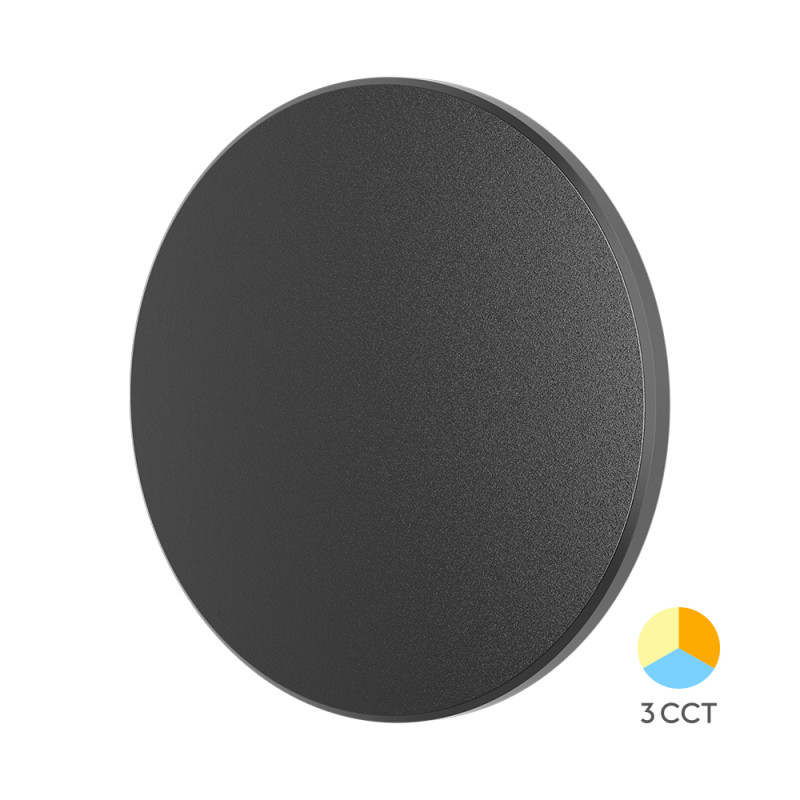 ΦΩΤΙΣΤΙΚΌ ΤΟΙΧΟΥ ΣΤΡΟΓΓΥΛΟ 12W 3CCT IP54