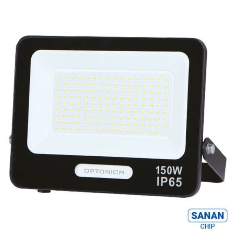 LED Προβολέας  150W Black Body IP65  SMD6000K