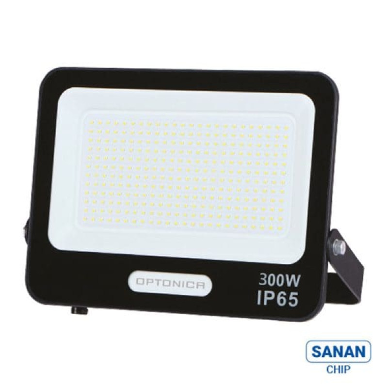 LED Προβολέας  300W Black Body IP65  SMD6000K